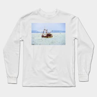 Small Fishing Boat Long Sleeve T-Shirt